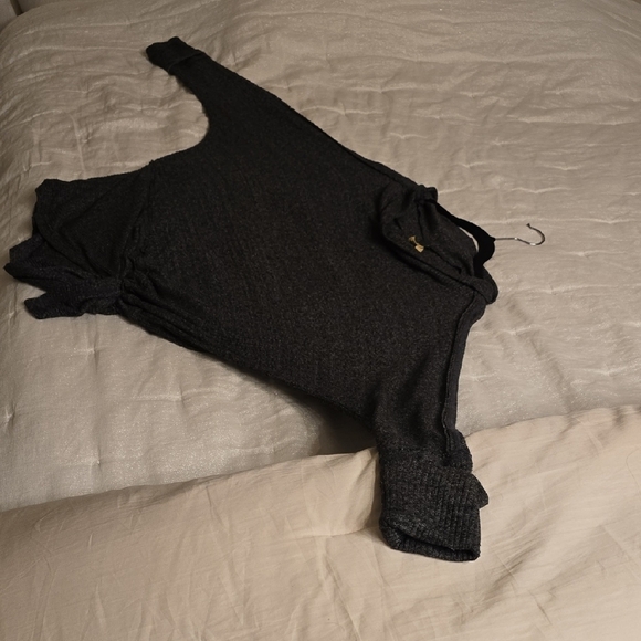 We The Free Charcoal Off-Shoulder Sweater - Picture 6 of 14